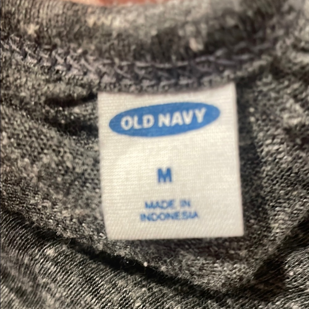 Old Navy Gray Button Down Relaxed Top (B) - Picture 5 of 5